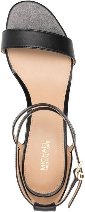 Michael Kors Serena Flex leren sandalen Zwart