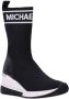 Michael Kors Skyler sneakers met sleehak Zwart - Thumbnail 2