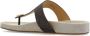 Michael Kors SLucinda slippers met monogramprint Bruin - Thumbnail 3