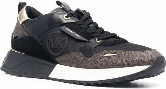 Michael Kors Sneakers met monogramprint Zwart