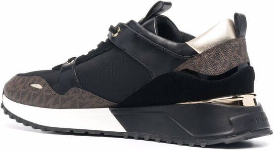 Michael Kors Sneakers met monogramprint Zwart