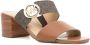 Michael Kors Summer sandalen met dubbele bandjes Bruin - Thumbnail 3