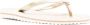 Michael Kors Teenslippers met logoplakkaat Goud - Thumbnail 10
