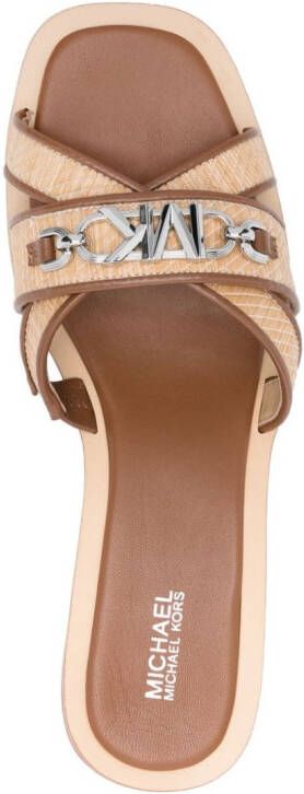 Michael Kors 57 mm Tiffanie muiltjes Beige