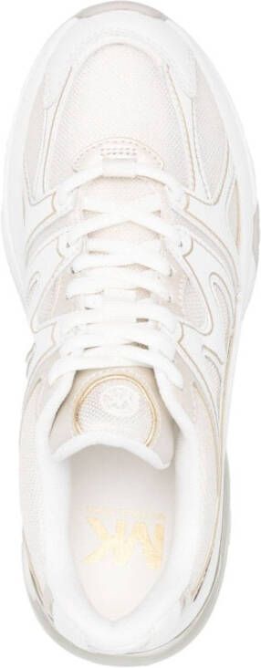 Michael Kors Sneakers met doorzichtige hak Wit