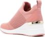 Michael Kors Willis sneakers met sleehak Roze - Thumbnail 3