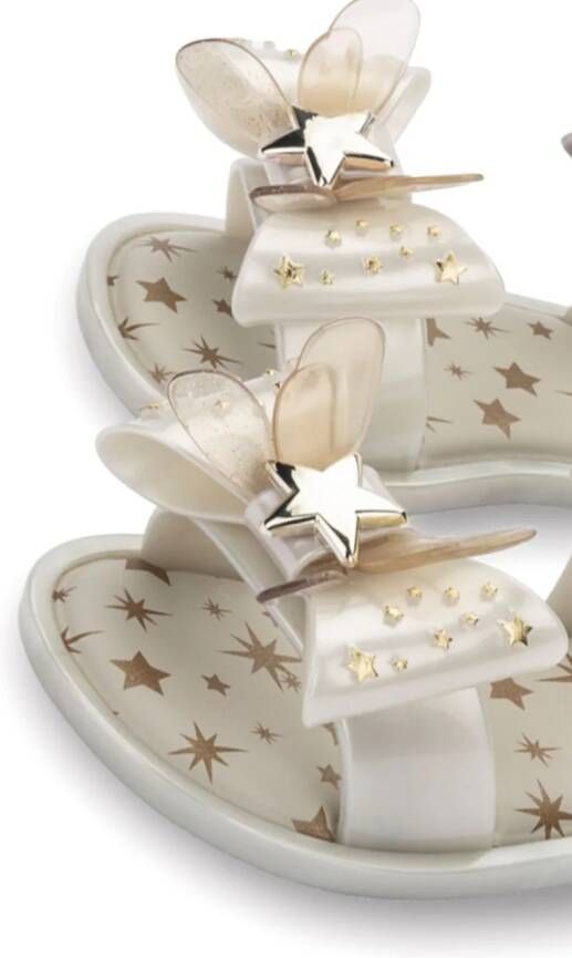 Mini Melissa Sandalen met strikdetail Wit