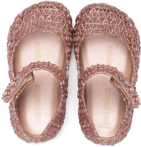Mini Melissa Campana Papel sandalen Roze
