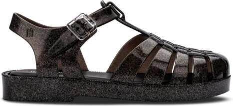 Mini Melissa Sandalen met glitterdetail Zwart