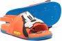 Mini Melissa Goofy sandalen met reliëf Oranje - Thumbnail 2