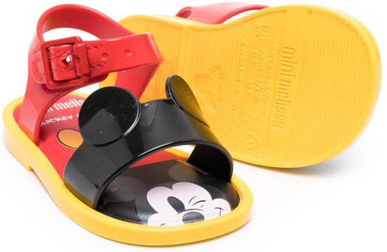 Mini Melissa Mickey Mouse sandalen Rood