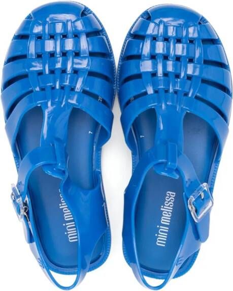 Mini Melissa Possession sandalen met gesloten neus Blauw