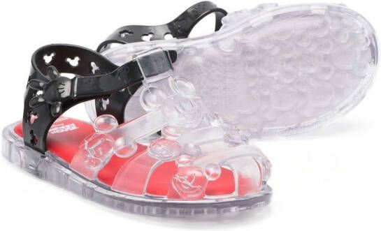 Mini Melissa x Disney jelly schoenen met gespsluiting Wit