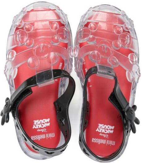 Mini Melissa x Disney jelly schoenen met gespsluiting Wit