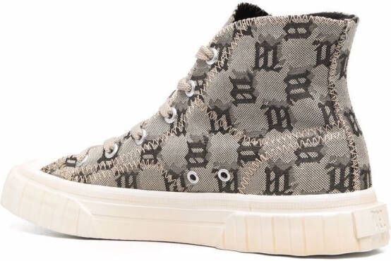 MISBHV Army sneakers met monogram Beige