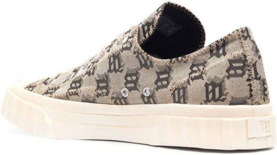 MISBHV Sneakers met monogram Beige