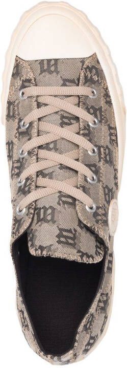 MISBHV Sneakers met monogram Beige