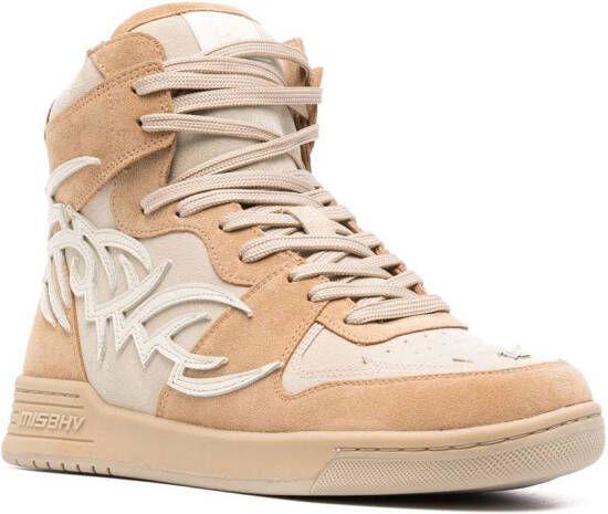 MISBHV Sneakers met vlakken Beige