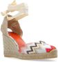 Missoni 100mm espadrilles met sleehak Wit - Thumbnail 2