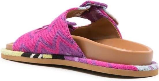 Missoni Clea sandalen met zigzagprint Roze