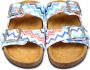 Missoni Kids Leren sandalen met print Blauw - Thumbnail 3