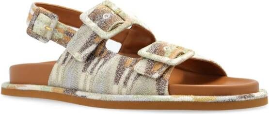 Missoni sandalen met open neus Beige