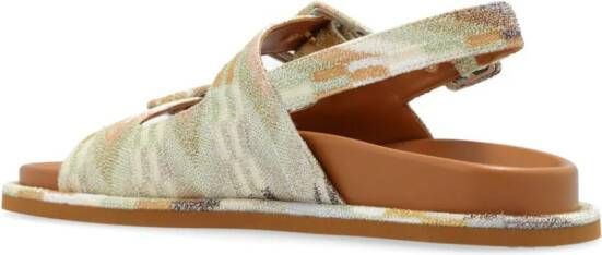 Missoni sandalen met open neus Beige