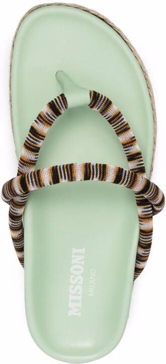Missoni Sandalen met bandjes Zwart