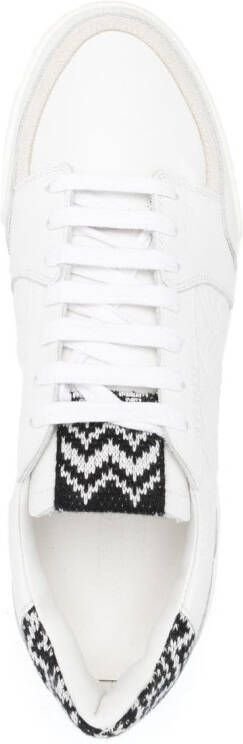 Missoni Sneakers met zigzag print Wit