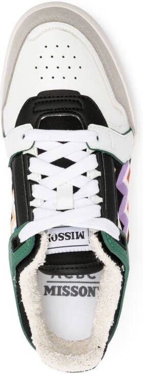 Missoni Sneakers met zigzag vlakken Wit