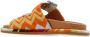 Missoni Sandalen met zigzag-patroon Oranje - Thumbnail 3