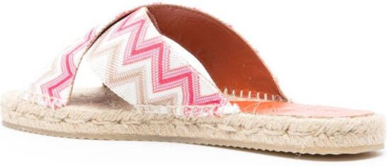 Missoni Espadrilles met zigzagprint Roze