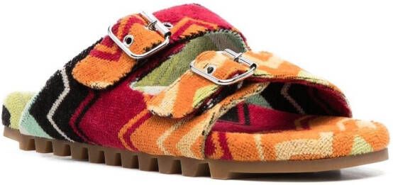 Missoni Sandalen met zigzagprint Oranje