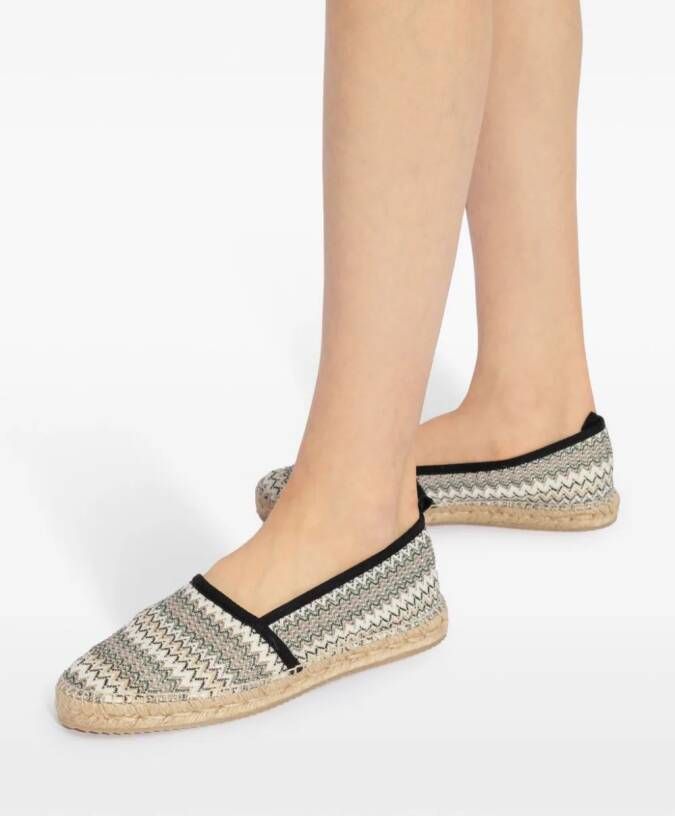 Missoni Espadrilles met zigzag patroon Grijs