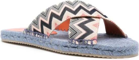 Missoni Espadrilles met zigzag patroon Zwart