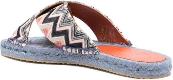 Missoni Espadrilles met zigzag patroon Zwart