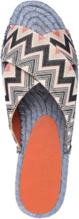 Missoni Espadrilles met zigzag patroon Zwart