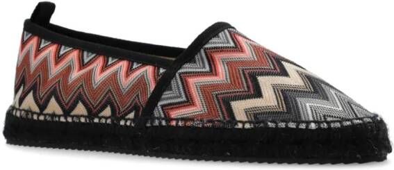 Missoni Espadrilles met zigzag patroon Zwart