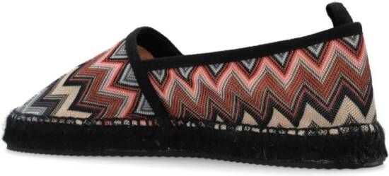 Missoni Espadrilles met zigzag patroon Zwart