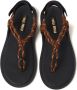 Miu Leren sandalen Bruin - Thumbnail 4