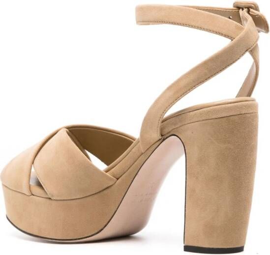 Miu Sandalen met plateauzool Beige