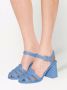 Miu Eva sandalen met enkelbandje Blauw - Thumbnail 5