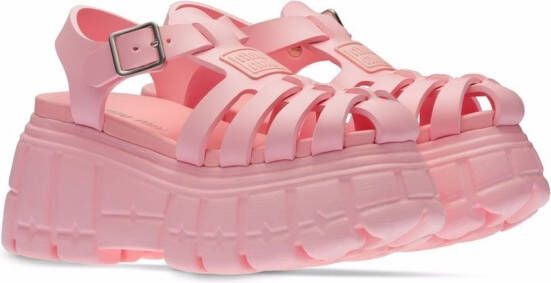 Miu Eva sandalen met plateauzool Roze