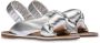 Miu Geknoopte sandalen Zilver - Thumbnail 2