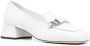 Miu Loafers met logoplakkaat Wit - Thumbnail 2