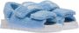 Miu Sandalen met klittenband Blauw - Thumbnail 2