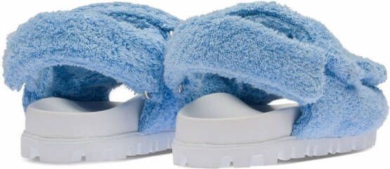 Miu Sandalen met klittenband Blauw