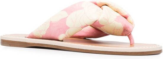 Miu Sandalen met roosprint Roze