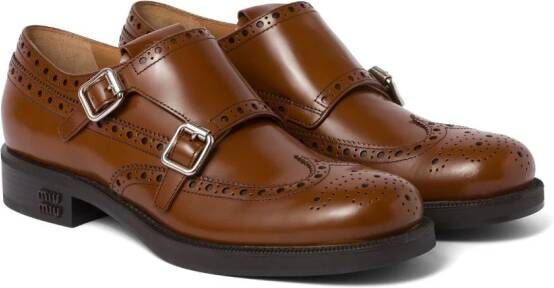 Miu x Church's Burwood leren brogues Bruin