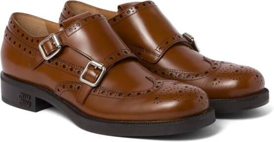 Miu x Church's Burwood leren brogues Bruin